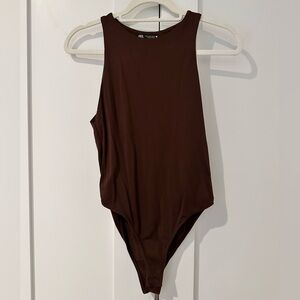 ZARA Brown High neck bodysuit!